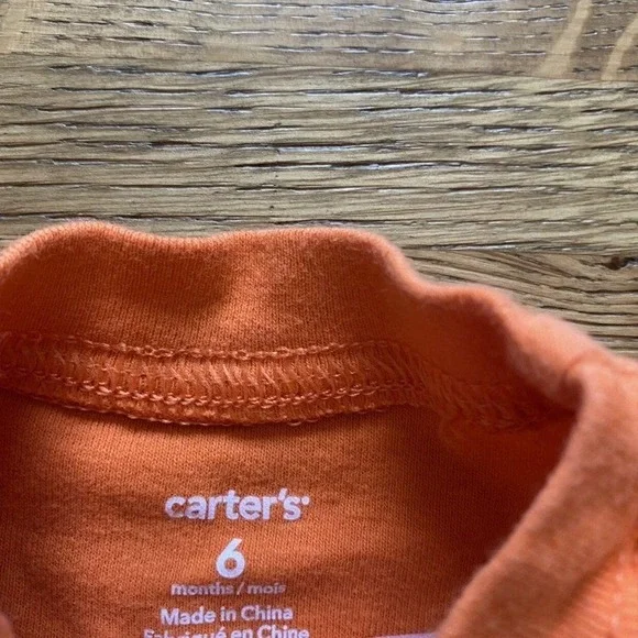 Carter's Pumpkin Halloween Outfit‎ Size 6 Months - Picture 7 of 8